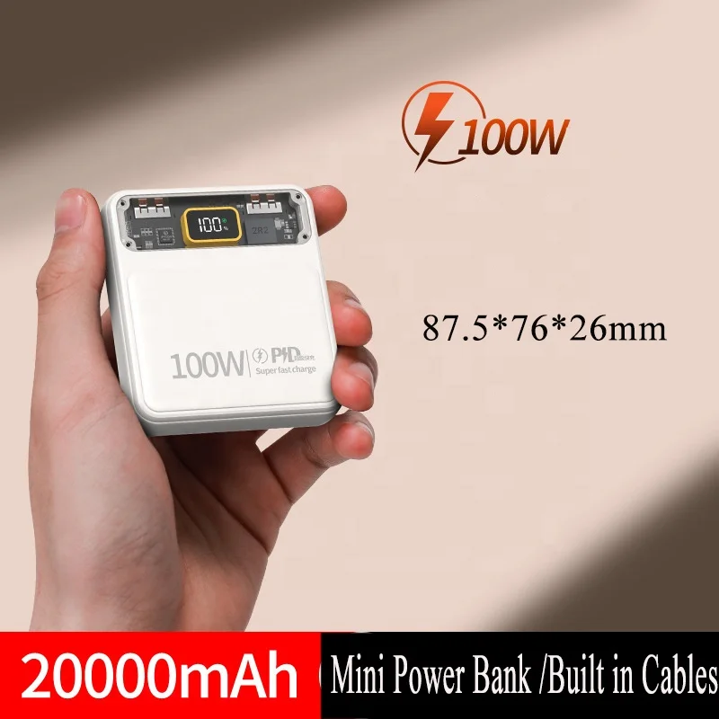 Yaika Portable Power Bank - 20000mah Fast Charging Battery