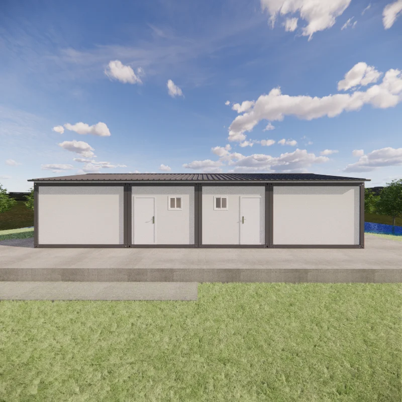 مبنى سكني على شكل منزل مثلث السقف قابل للفصل، منزل جاهز من حاويات، مبنى سكني جاهز