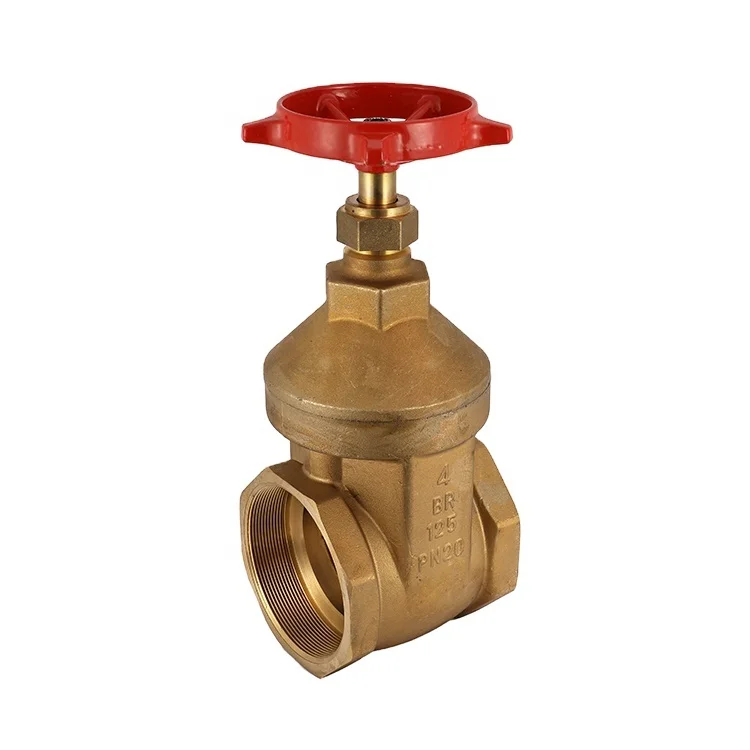 LIRLEE Durable Water Control Handwheel Stem Extension Bronze Kuningan Gate Valve