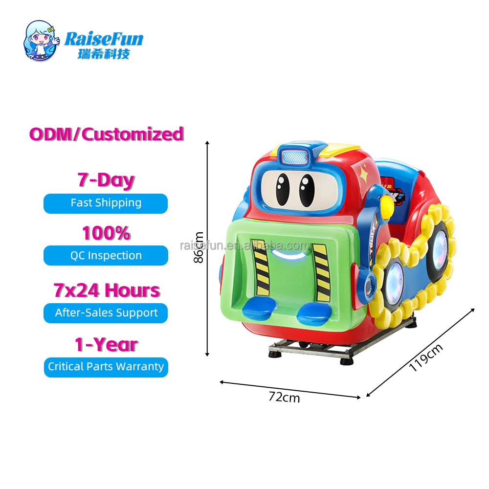 product factory direct supply coin operated  electronic swaying car machine  high quality  kiddie amusement ride for amusement-0