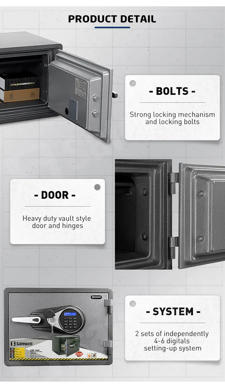 Safewell Fireproof Storage Union Safes For Homes Residence Safe Fire