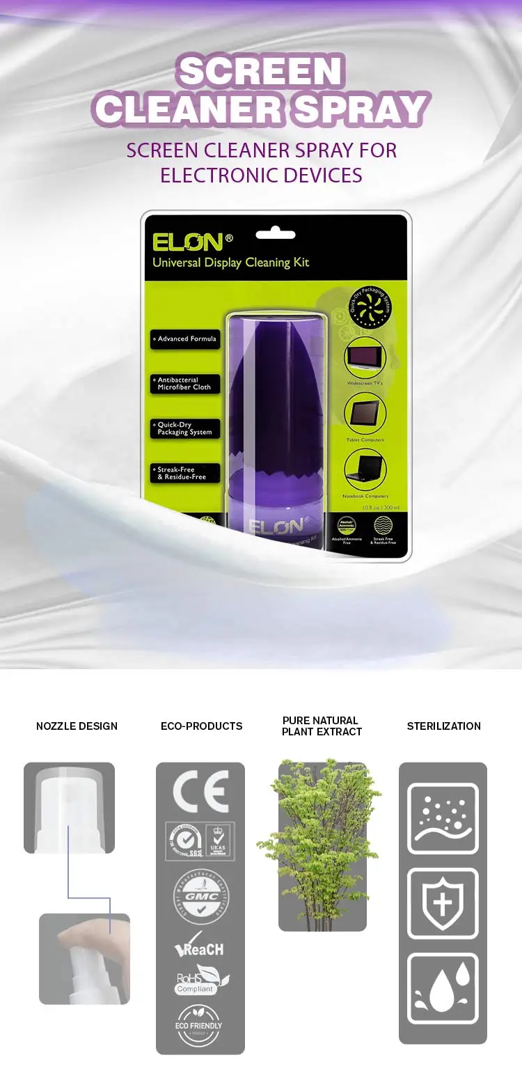 30ml Portable Lcd Smartphone Screen Computer Cleaner Spray Solution ...
