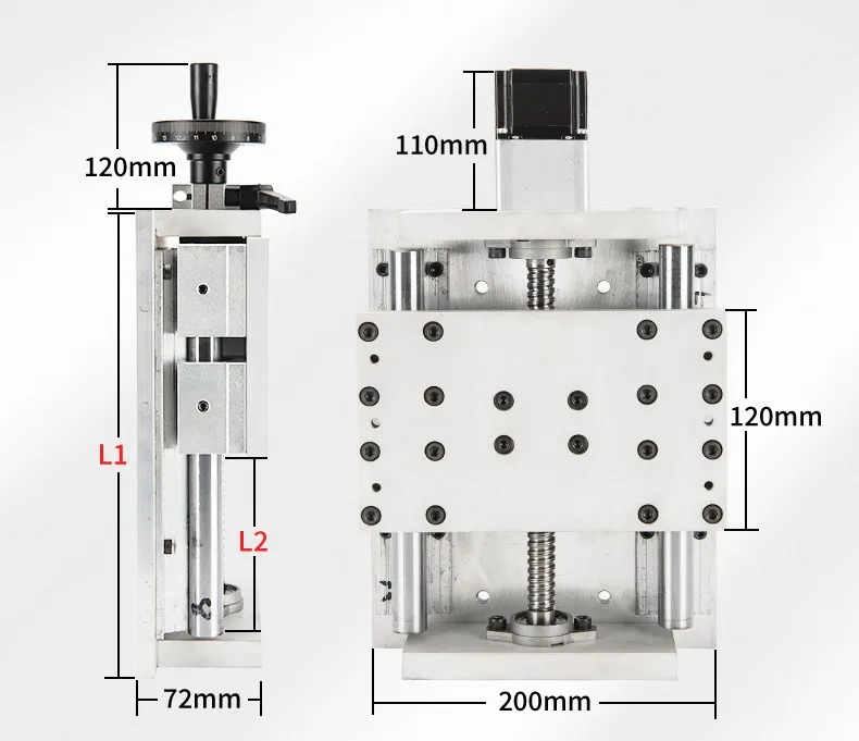 Slide Module Bar Two Dimensional Axis Track Slide Module Aluminum Profile Double Axis ...