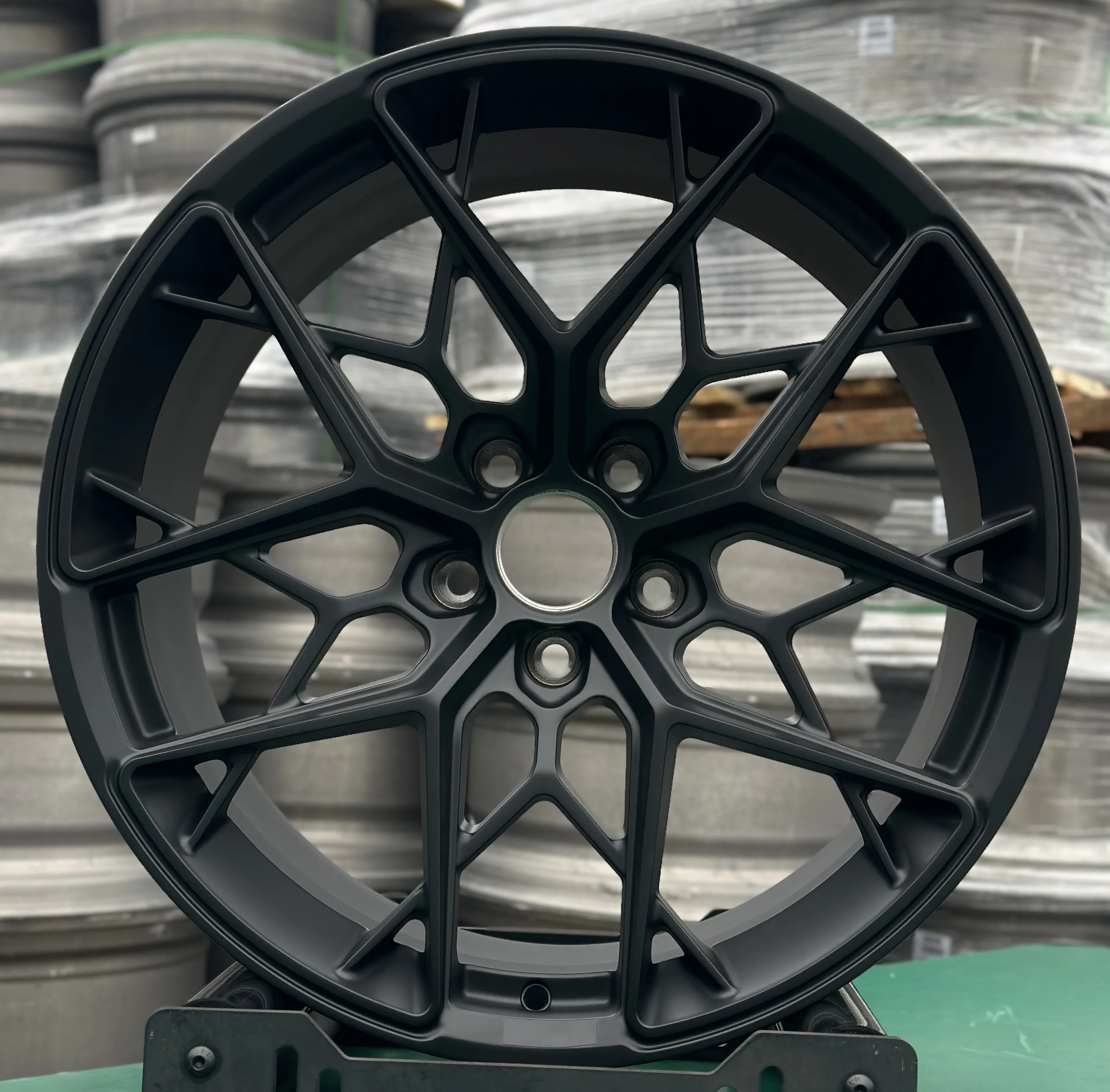 GVICHN one piece matte black forged wheels 16 - 26 inch aluminum alloy rims 5x112 5x114.3 5x120 monoblock wheel hub