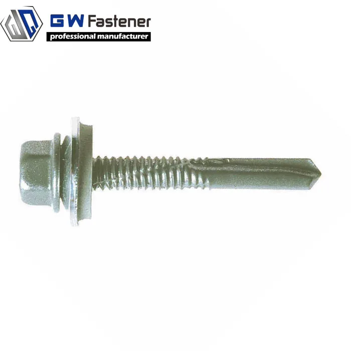 Class 4 Galvanized Hex Head  Self Drilling Screw Roofing Screws with Optional Neo Washer