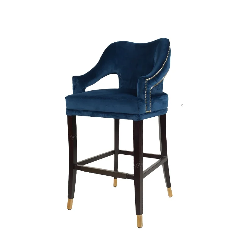 Fashion High Quality Backs Chair Stainless Steel Bar Stool High Chair With Arms Luxury Buy Bar Stool With Arms Bar Stool High Chair Bar Stool Luxury Product On Alibaba Com