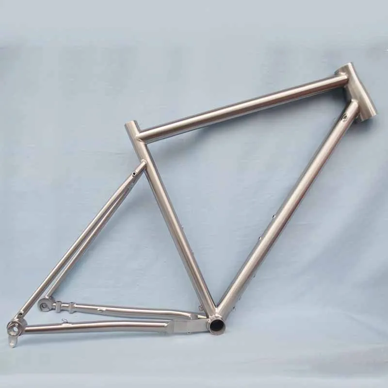 Titanium Alloy Gravel Bike Frame Disc Bicycle Support Customization