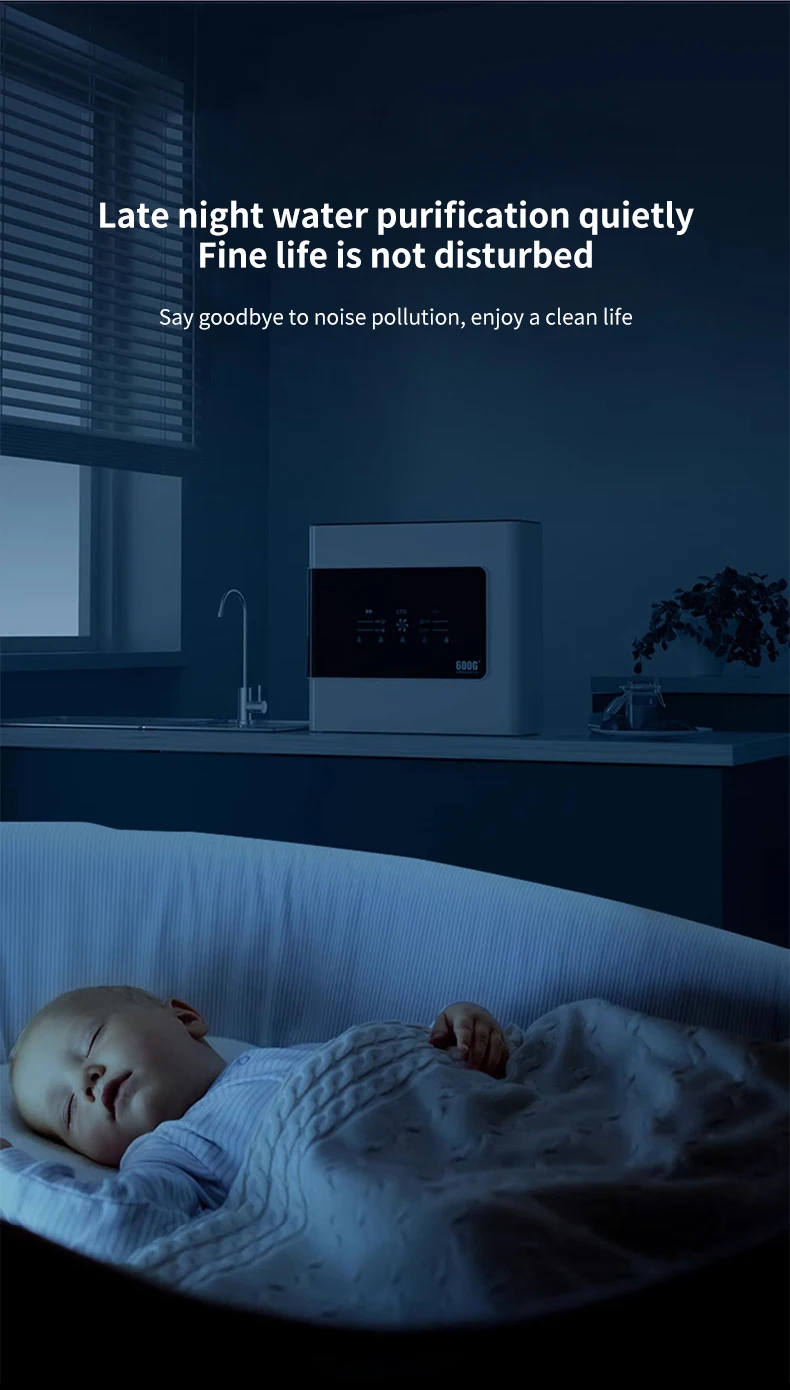 OEM/ODM 600G 800G 3-stage Home Use RO Water Purifier for Mothers and Babies