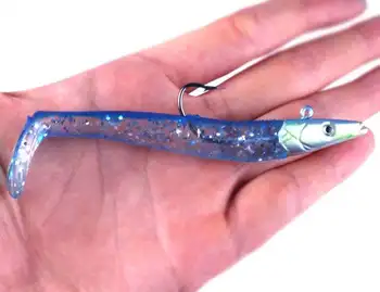 Cheery Free Shipping Lead Head Jig Fishing Soft Bait Silicone Soft Plastic Fishing Lure for Big Fish 19g 11cm – Soft Lure – view 5