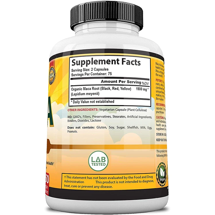 Фирменные капсулы Maca в капсулах