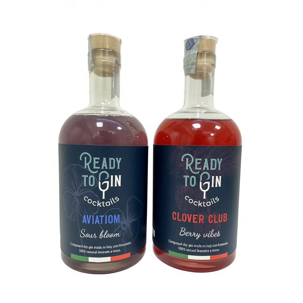 レディ トゥ ジン アビエーション クローバー クラブ カクテル 700ml 20% Alc.バイオレットディープレッド