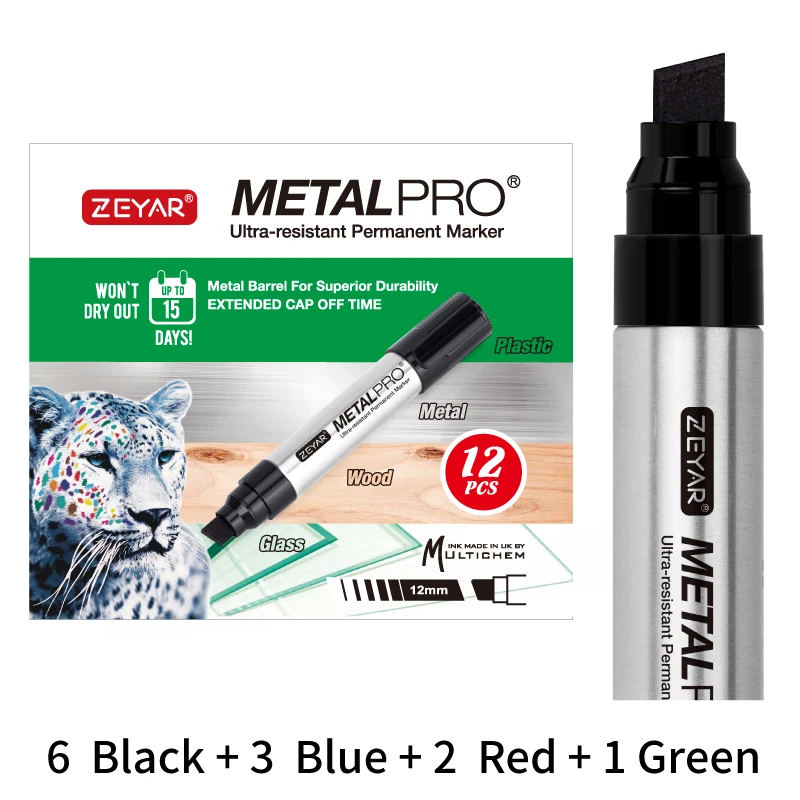 Customization Zeyar Oil Based Permanent Marker Permanent Markers Jumbo