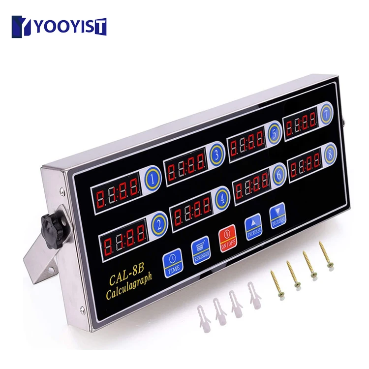 YOOYIST 4-channel Multiple Kitchen Timers Efficient for Baking 