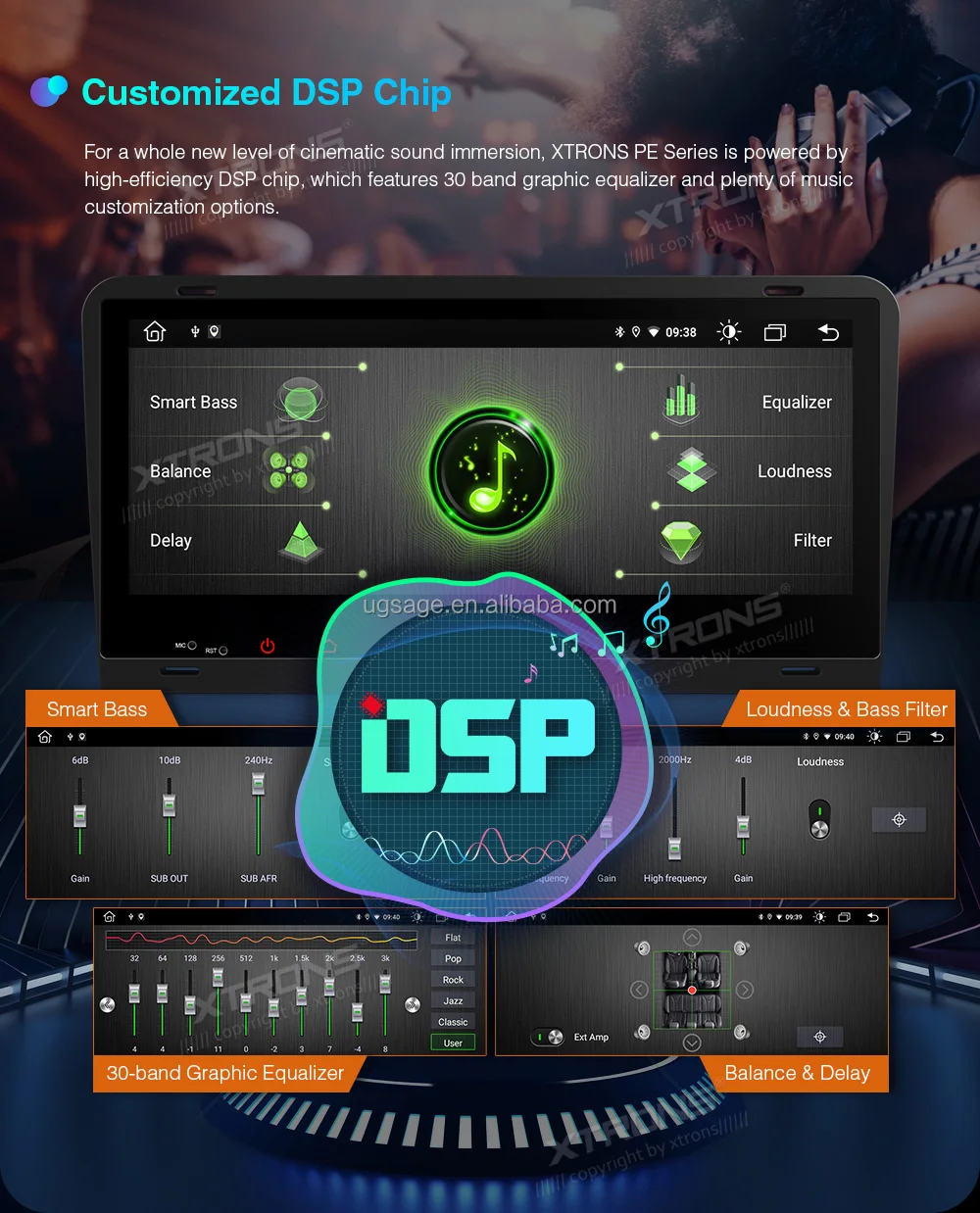 Xtrons 1 Din Android 11 Car Multimedia Gps Navigation System Car Radio