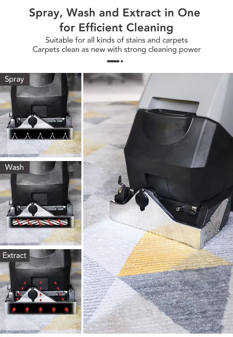 CP-350 Three in One Multifunction Carpet Cleaning Machine Professional Carpet Extractor for Sale