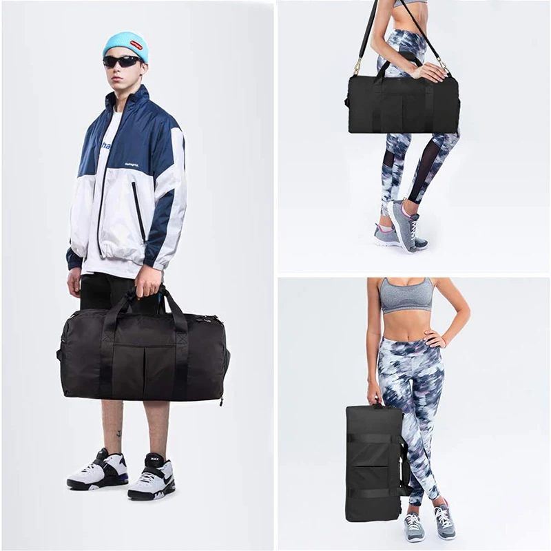 Mkas Multifunction Custom Men Ladies Fitness Gym Bag Sport Crossbody
