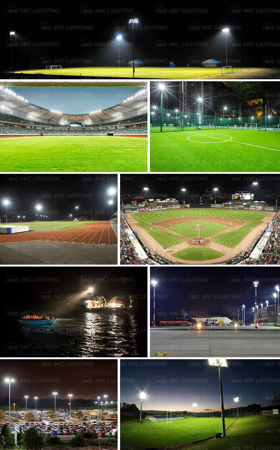1200W led flood light 480W 720W 960W 1440W Sport Tennis Court Led arena lights stadium led light outdoor