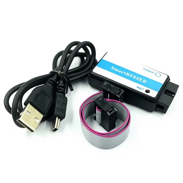 SmartRF04EB CC1110 CC2530 ZigBee Module USB Downloader Emulator MCU M100 Powered By 5V Micro USB 2.0 interface Output