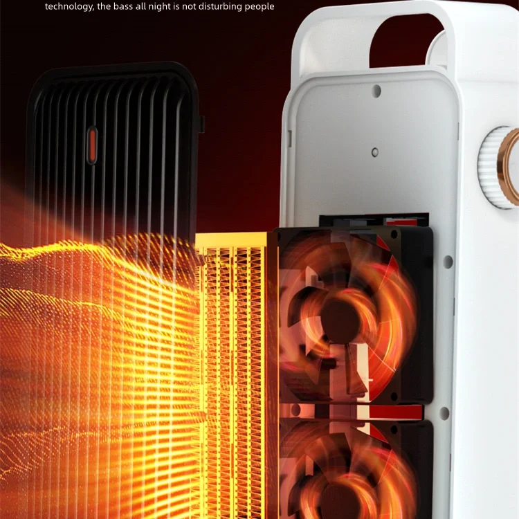 New Vertical Shaking Head High-power Household Heater Desktop Fast Heating Electric Heater Winter Speed Heater 5