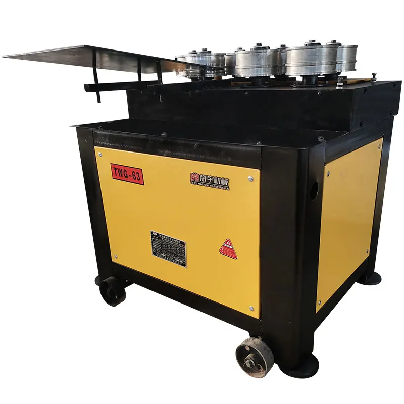 3/4" to 3" Round Arc Pipe Spiral Rolling Machine  Electric Round Bender Metal Profile Rolling Pipe Bending Machine