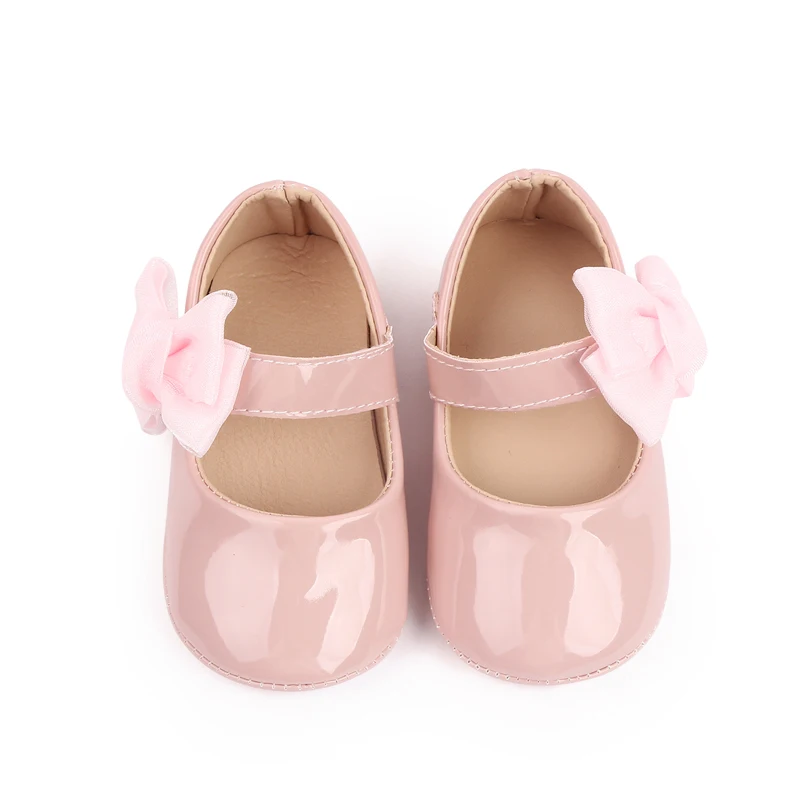 High Quality Soft PU Leather Baby Toddler Girl Shoes Prewalker Girl Princess Shoes 2025 supplier