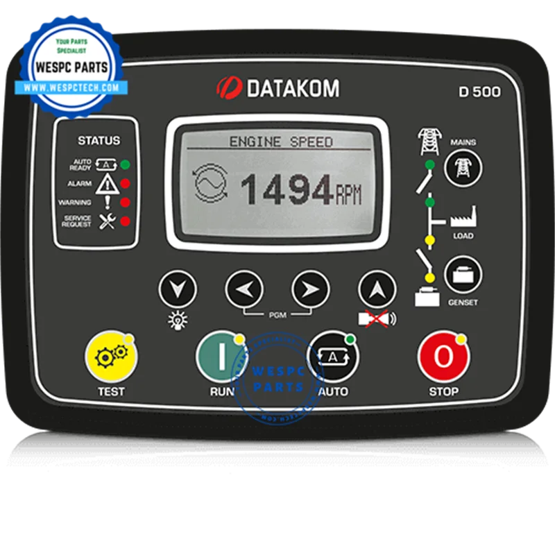 Genset Controller Datakom D500 Generator Module Control Panel