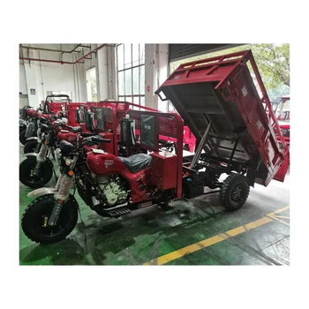 3-Wheel Motorcycle 250cc Motorized Dumper Tricycles / Heavy Duty Petrol Engine Cargo 3 Wheels Gasoline Motorcycle Tricycle