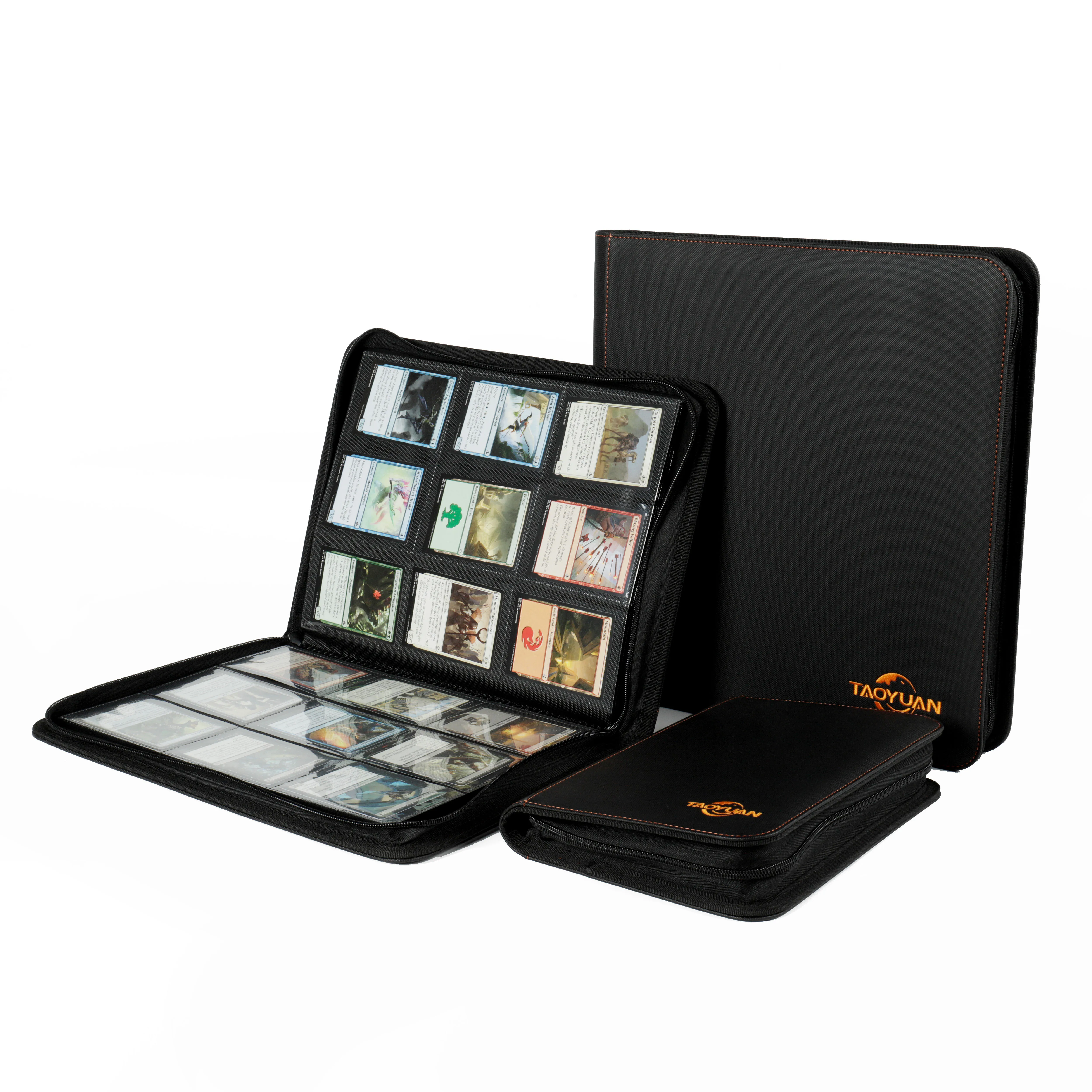 190 card binder KarlyPro Compatible with Pokemn Jumbo Cards,100+ Pockets Hold Oversize Big Cards,3 Rings With 50 Double Side Removable Premium Sleeves-Portable & Lightweight (X-Large 5.9"x8.1") Toys making it ideal for sports cards Pocket Size 7x9cm Trading Card