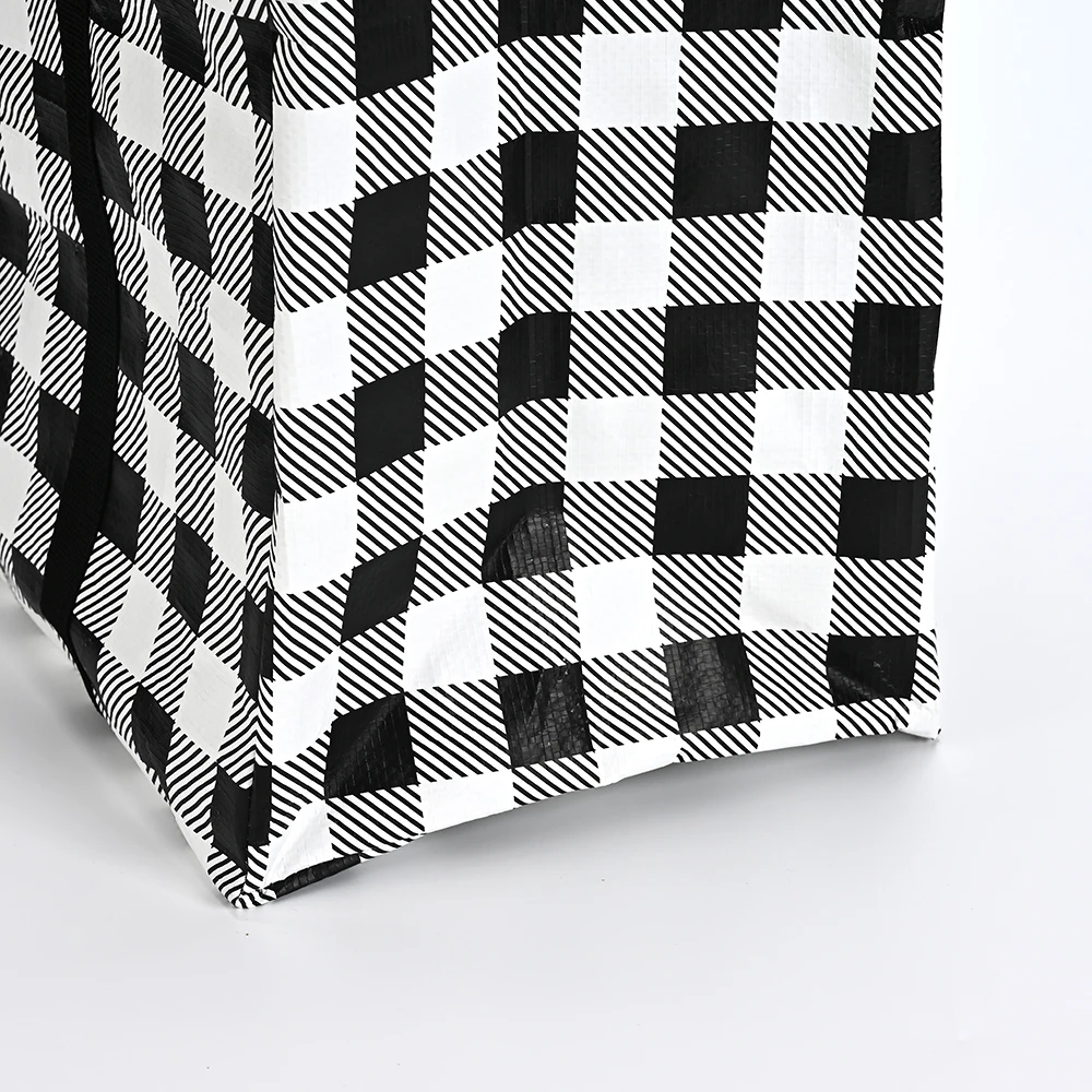 Hot Selling Lovely  Woven Polypropylene Shopping Bags Environmentally Friendly with Heat Transfer Printed Logo details