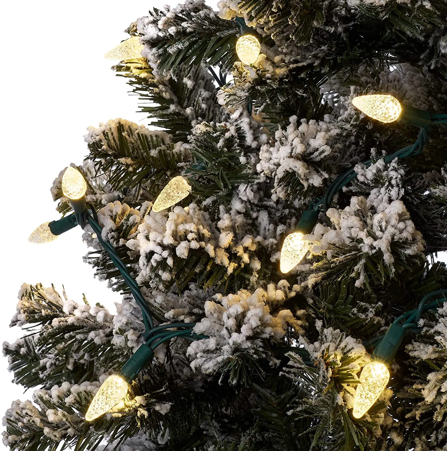 2024 New C9 Programmable SMD5050 Pixabulb WS2811 12V Holiday Lighting  Led Christmas Lights with 3 Core Waterproof Plug