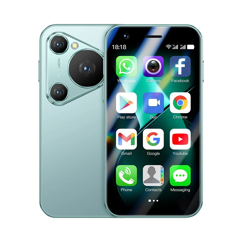 Soyes P70 Pro Max Mini Smartphone 3inch 1GB Ram 16GB ROM 3G Network Dual SIM Pocket Size Small Smart Mobile Phone Android 8.1