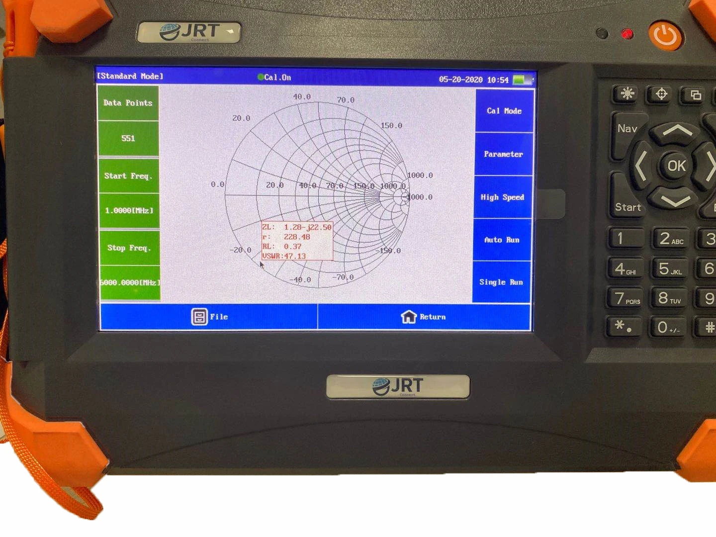 25 MHz to 4 GHz Handheld Site Master Cable and Antenna Analyzer