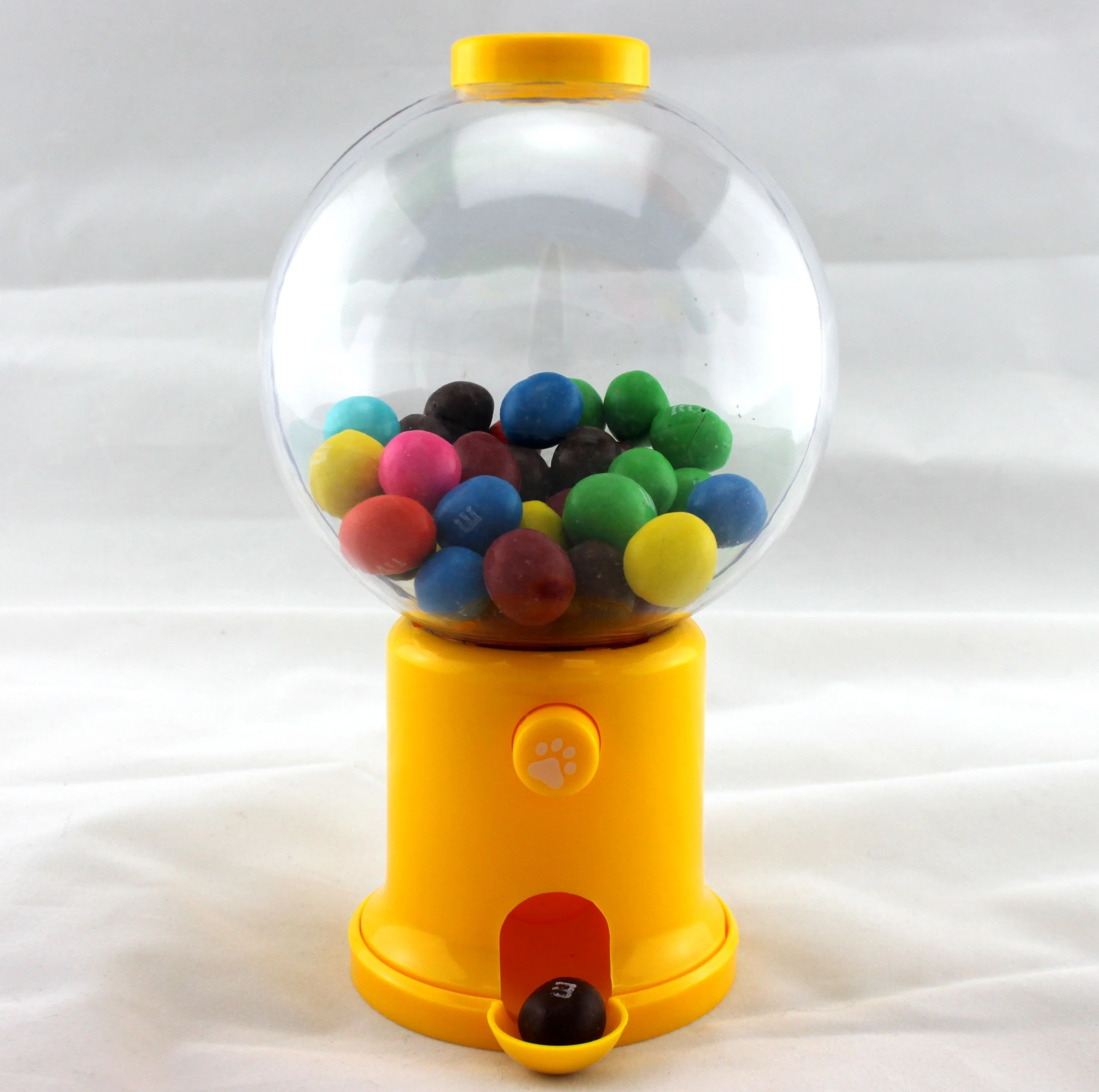 Plastic push button type clear ball Candy Holder  sweet dispenser candy dispenser (GVM011)