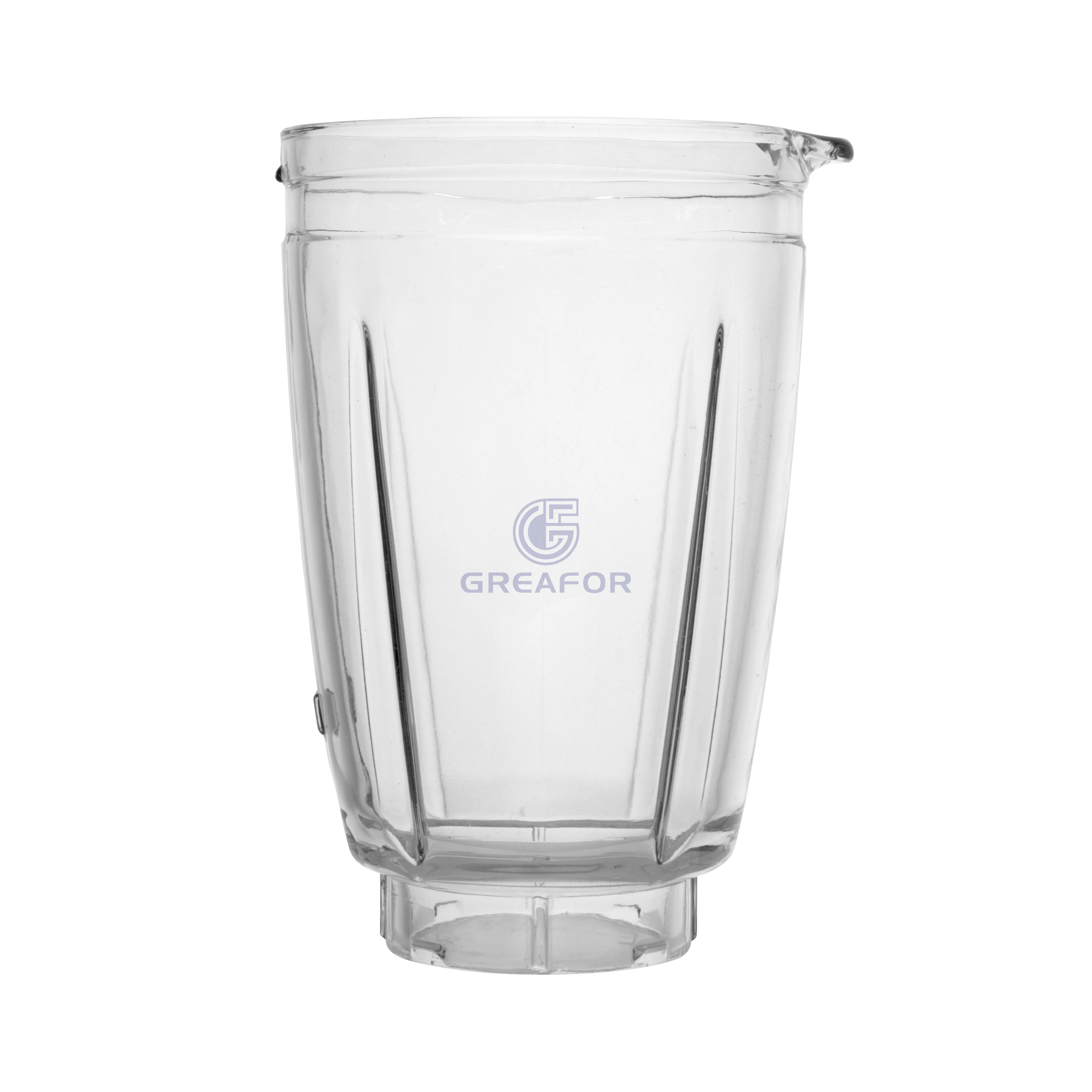 (A117)New Arrival Fruit Blender Blender Mixer Spare Parts Replacement Oster Reversible No Handle Blender Juicer Glass Jar