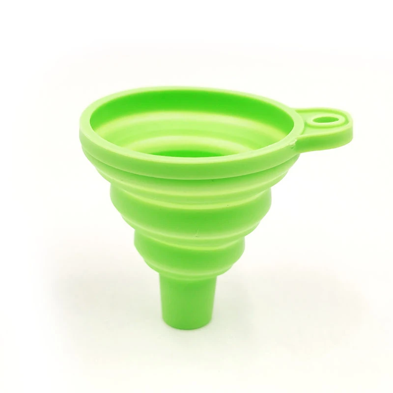 Portable Foldable Extendable Silicone Funnel Ladle Set Hand-Designed Style Plastic Metal Melamine Aluminium Small Food