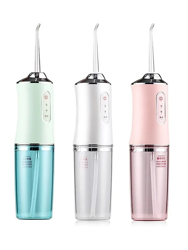 Dental Water Flosser Portable Cordless Oral Irrigator Teeth Water Pick ...