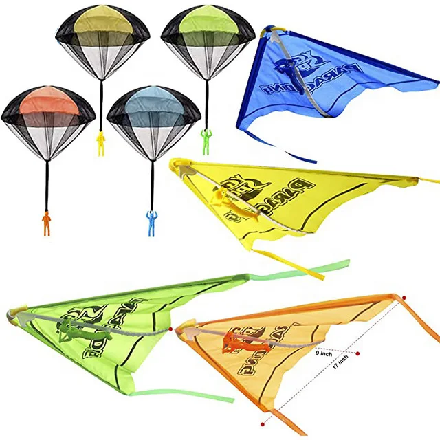 Throwing Toy Parachute Figures Hand Throw Soldiers Parachute Children's