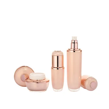 Factory Direct Wholesale Acrylic Bottles with Pump Sprayer Water Lotion for Essence Cream-Skincare Serum Products Packaging