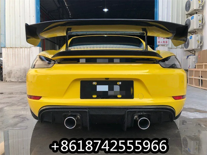 718 Gt4 Rear Diffuser Bumper Lip Car Spoiler Splitter Back Protector ...
