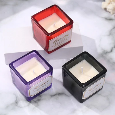 2021 лучшее качество Ароматизированная ароматическая свеча из соевого пчелиного воска в стеклянной банке