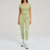 2539 mangas cortas + 2030-1 pantalones largos-verde menta