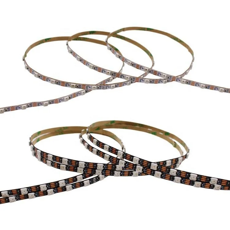 WS2812B 5V LED Strip Light SMD5050 144 LEDs/M Flexible 30 Pixel 2812B WS2812 Addressable RGB Strip Lights 2812 WS2812B LED strip