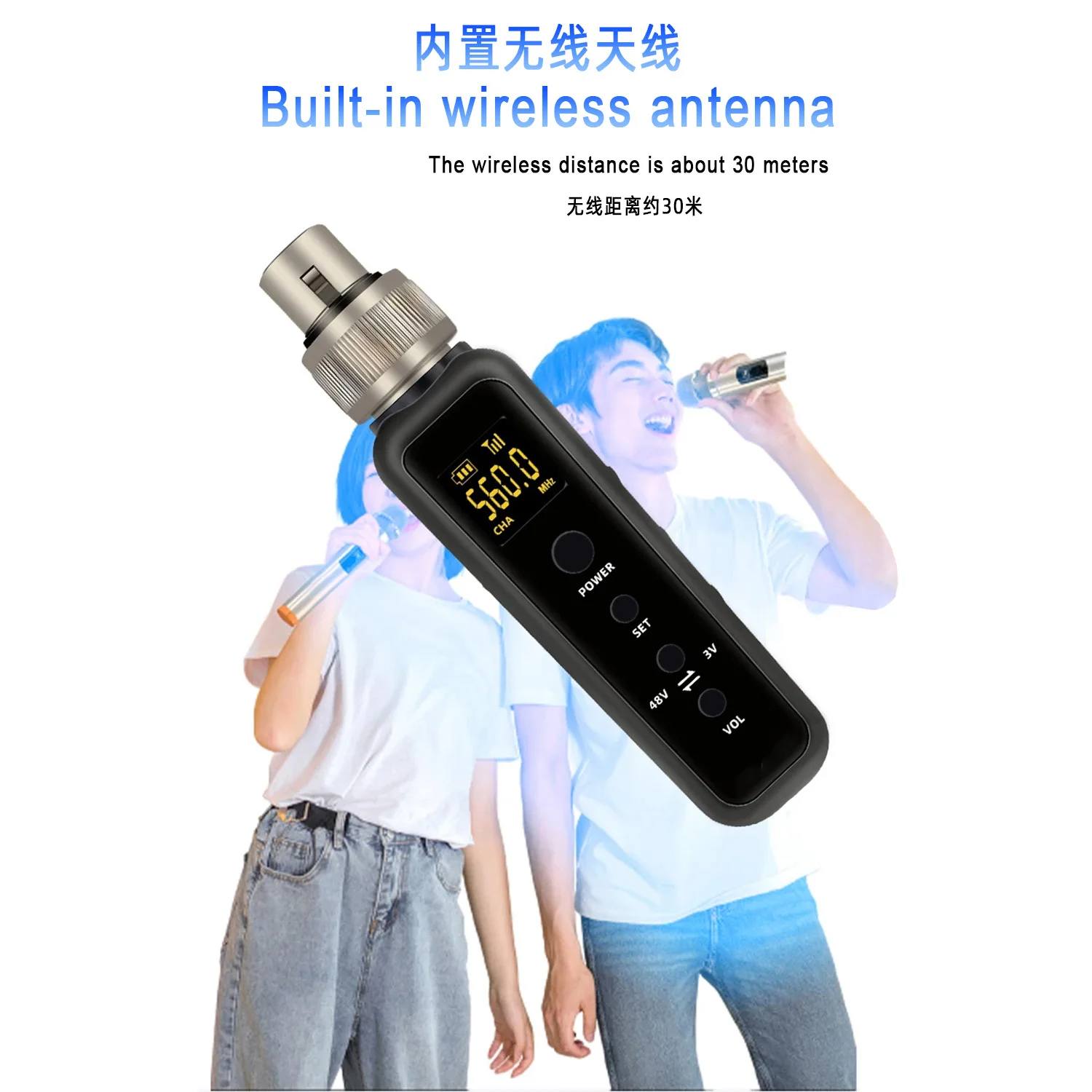 Gawma17 Latest Wired Mic To Wireless Microphone Converter Lossless