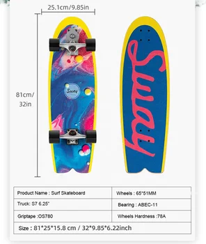 スウェイ コンプリート ニュー S7 トラック 32インチ ワイドデッキ