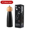Wood&black -8 inches +colors box
