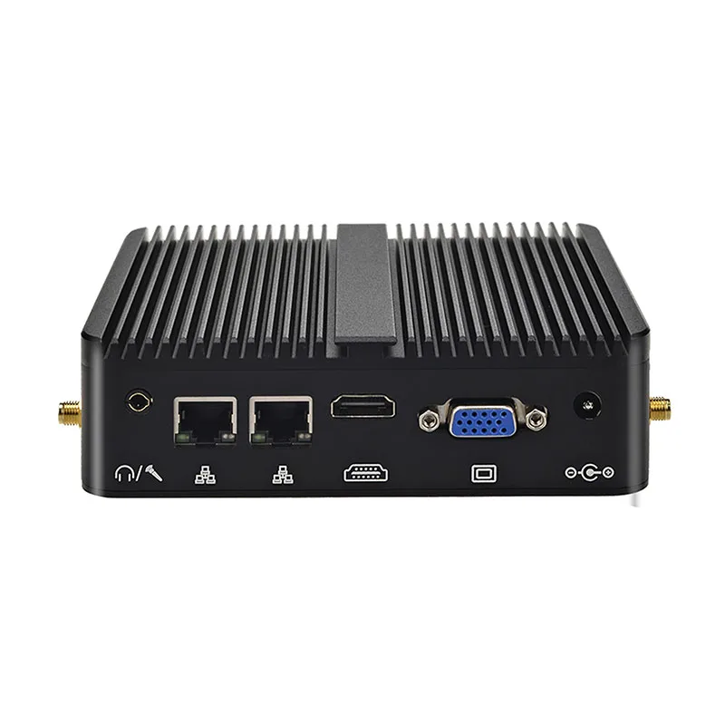 Latest Industrial Mini PC Windows 2 LAN Port Intel J6426/J6412 CPU Wins OS Dual LAN Dual Com Ports Fanless Industrial Mini PC