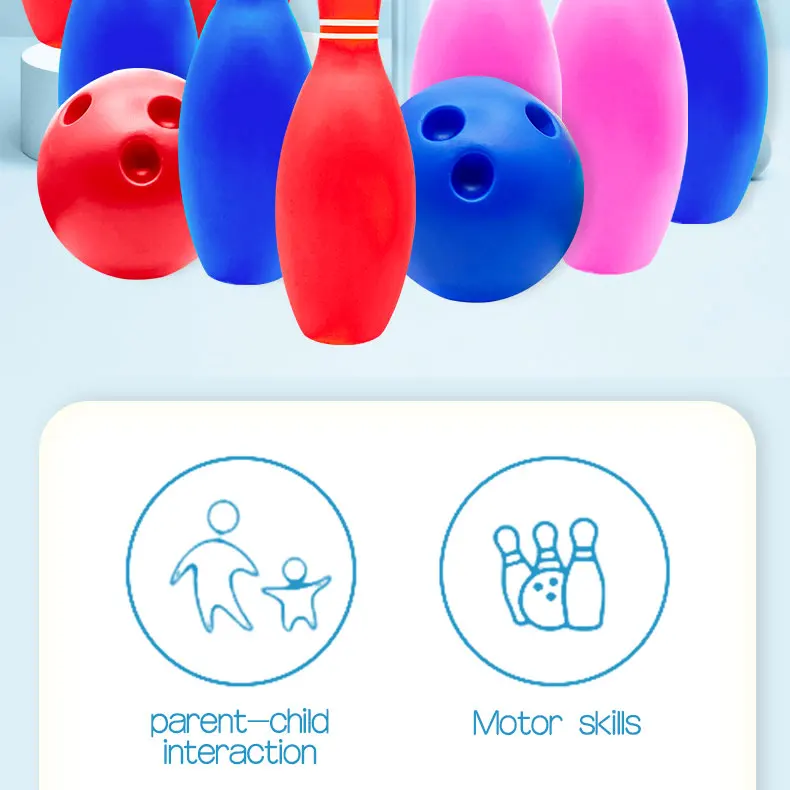 Highquality Giftgiving Simple Game Children's Bowling Set Suitable