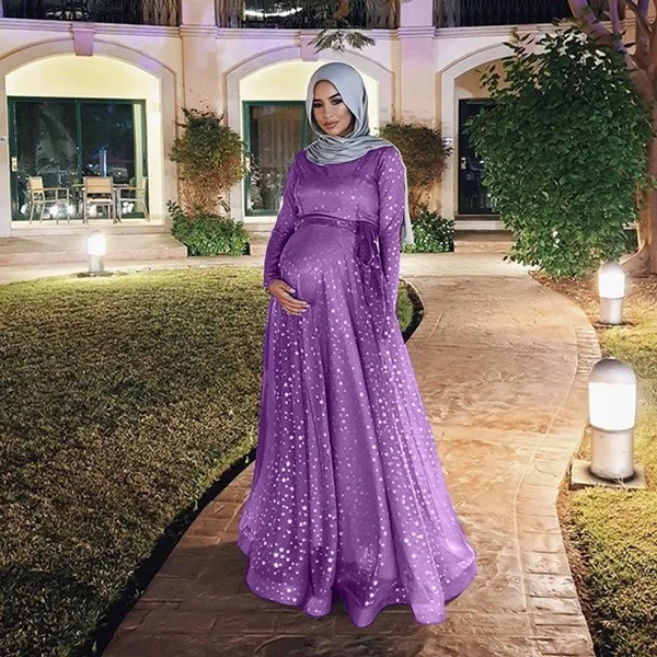 Trendy Pregnant Ladies Evening Dress 