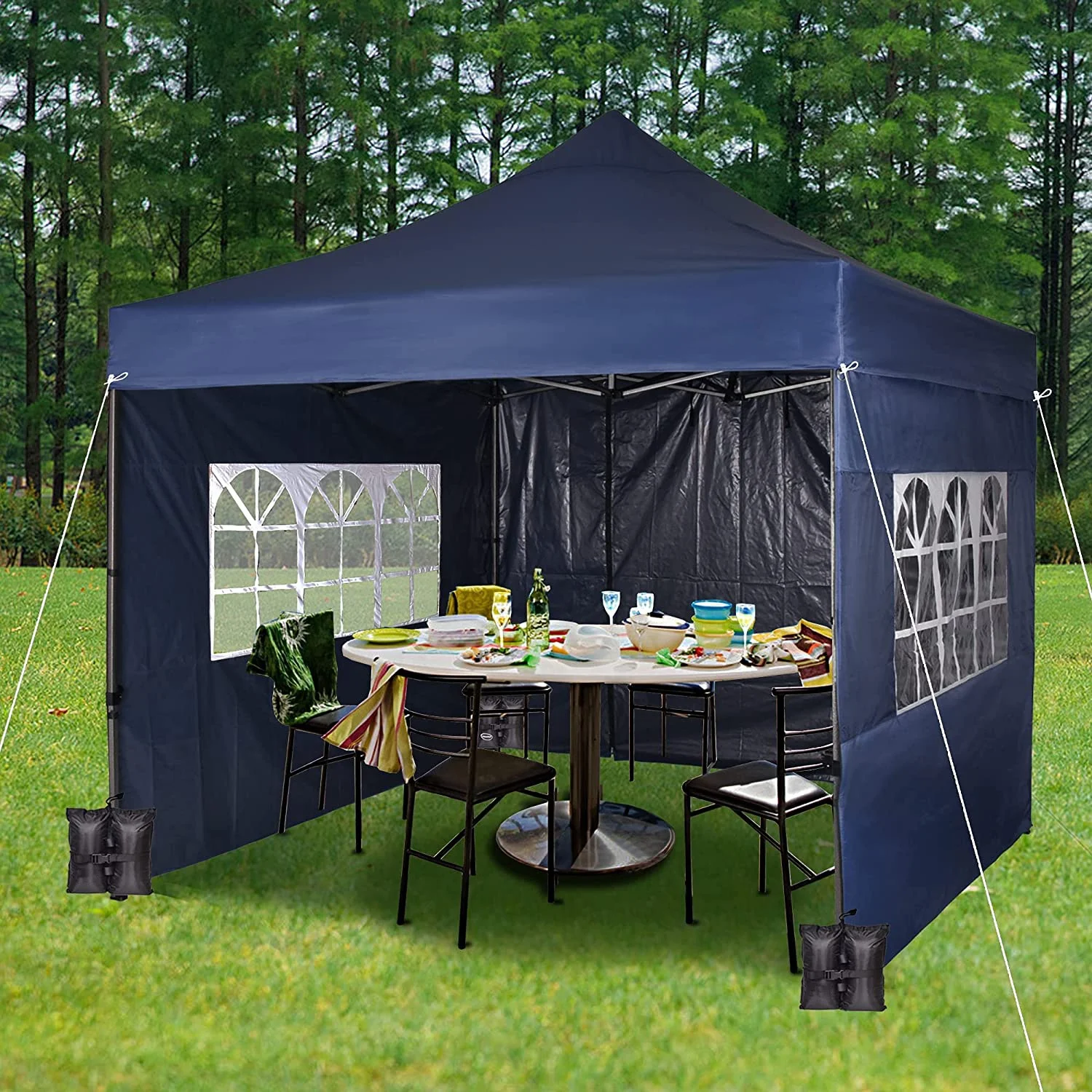OEM Customization Heavy Duty Folding Gazebo 3m X 3m Commercial Market Stall 9 M2 100 Sq Ft Outdoor Waterproof Canopy Tent
