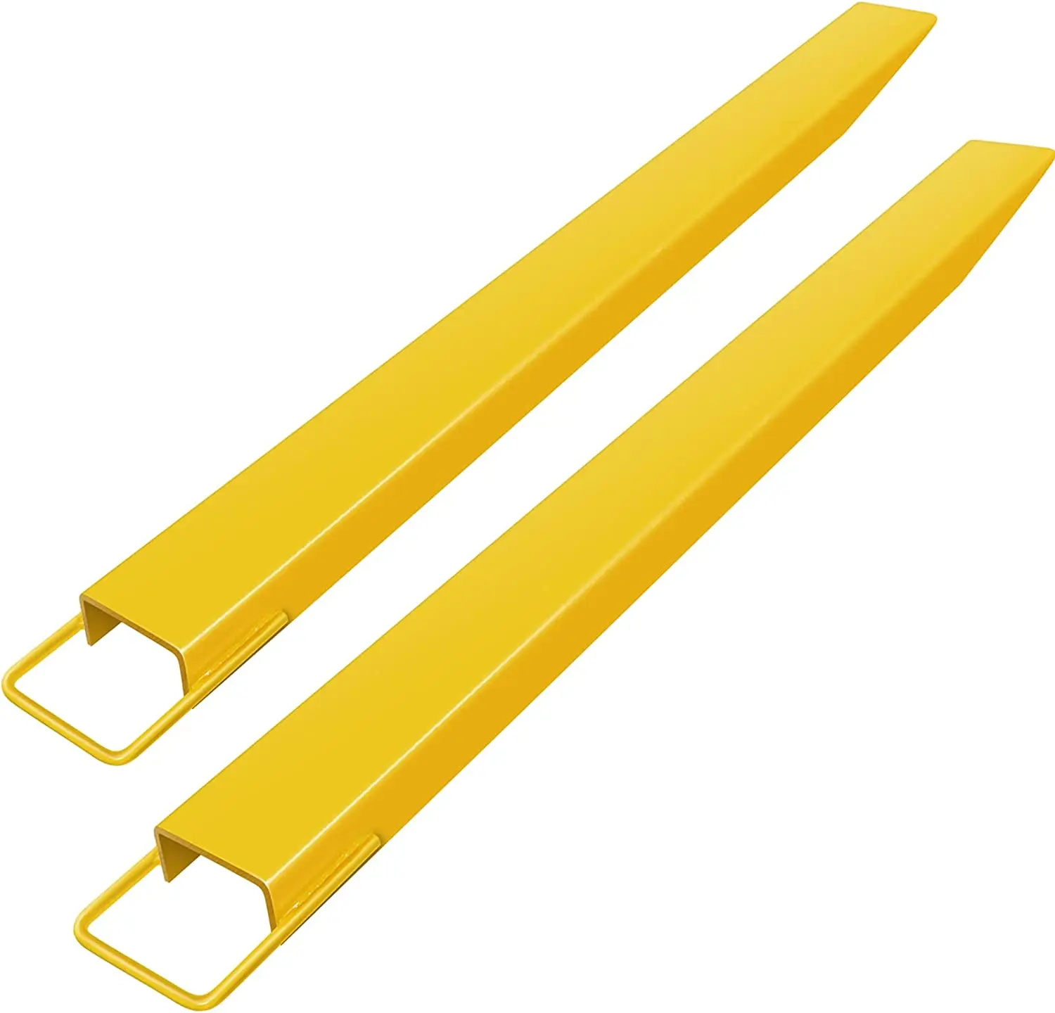Heavy Duty Yellow Extension Fork Pallet Extensions Forklift Extension